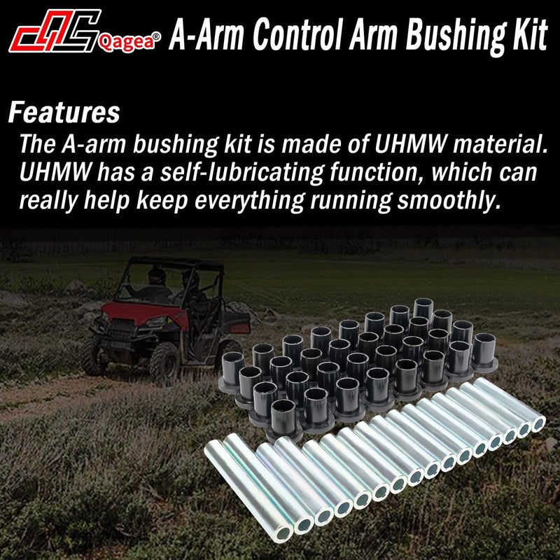 استبدال مجموعة جلبة ذراع التحكم A-Arm UHMW الثقيلة لـ 2005-2010 Polaris Ranger 500 700 800 900 استبدال AAB-P-RAN-K1-003 CT-01 - Image 4